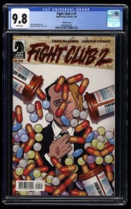 Fight Club 2 #1 CGC NM/M 9.8 White Pages Stewart Variant