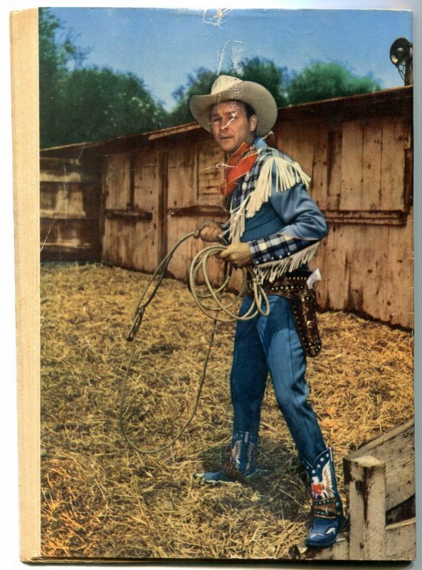 ROY ROGERS COMICS #33-PHOTO COVER-RARE VG