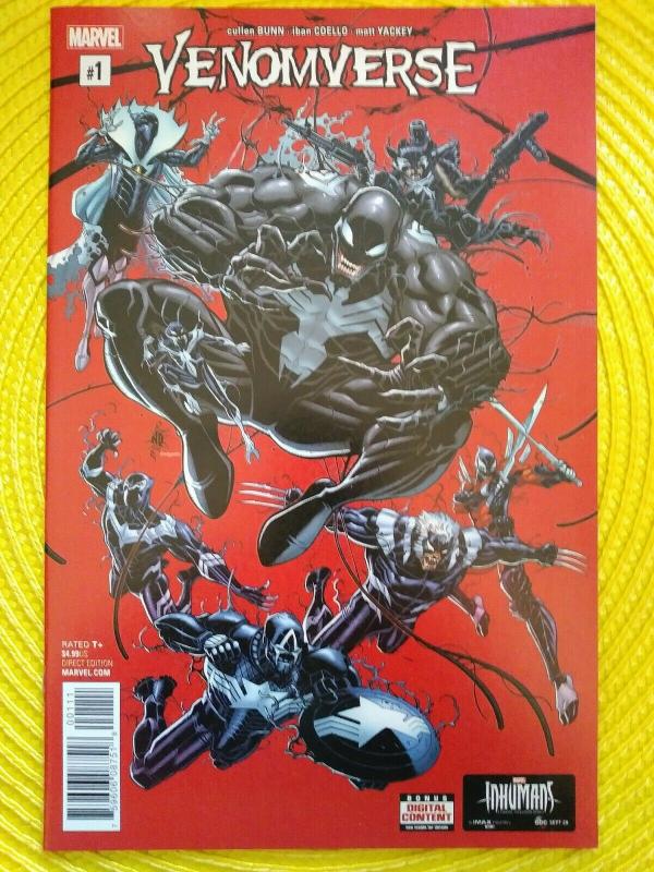 Venomverse Issues/Cvrs #1A & 2A (Marvel, 2017) Unread copies