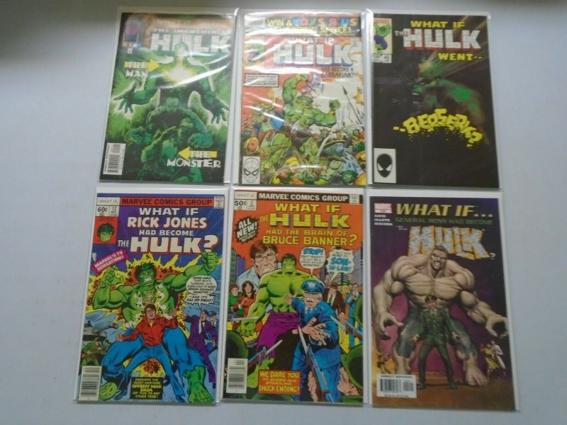 What If? lot 6 different Hulk issues 8.0 VF