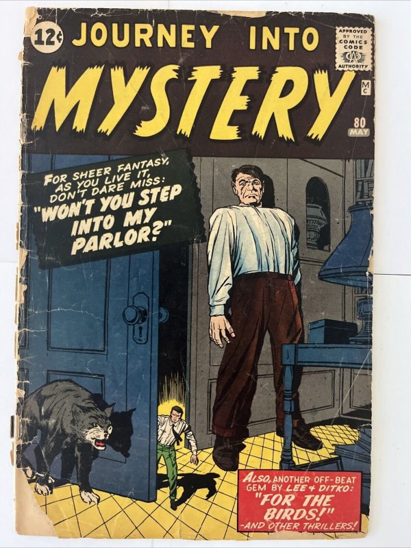 Journey into Mystery #80. Pre Thor. May 1962. 1st Add For Hulk.  Lee-Kirby-Ditko