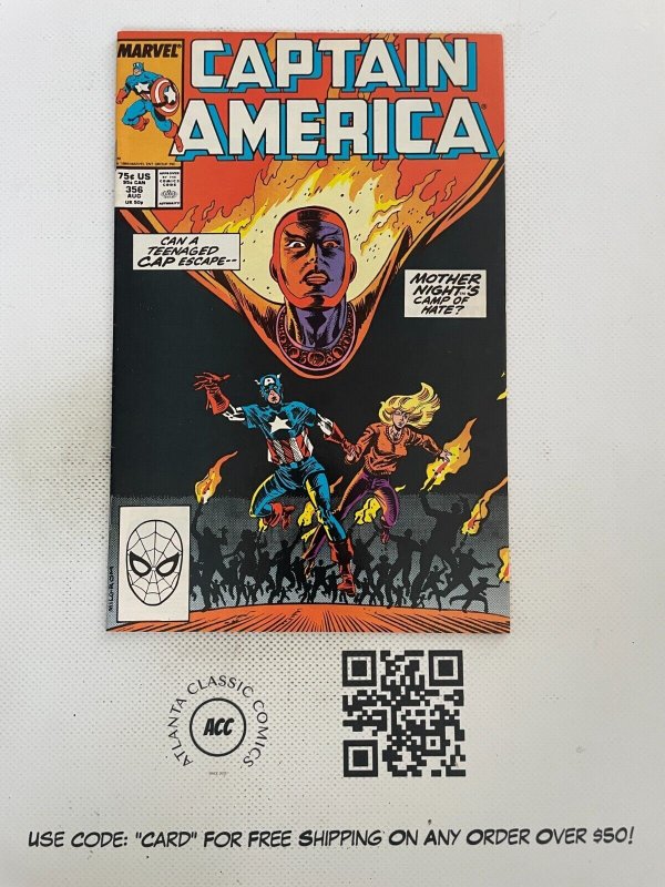 Captain America # 356 NM 1st Print Marvel Comic Book Avengers Hulk Thor 7 J218