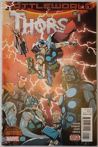 Thors 1 Marvel Comics 2015 VG Christopher Sprouse Cover A Battleworld