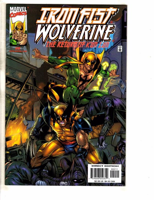 6 Marvel Comic Books Wolverine Iron Fist # 1 2 3 4 Iron Man Iron Age # 1 2 GM15