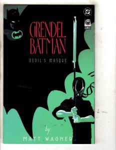 Lot Of 4 Batman Grendel DC Comics Graphic Novel Comic Books # 1 2 (2 Series) MF6