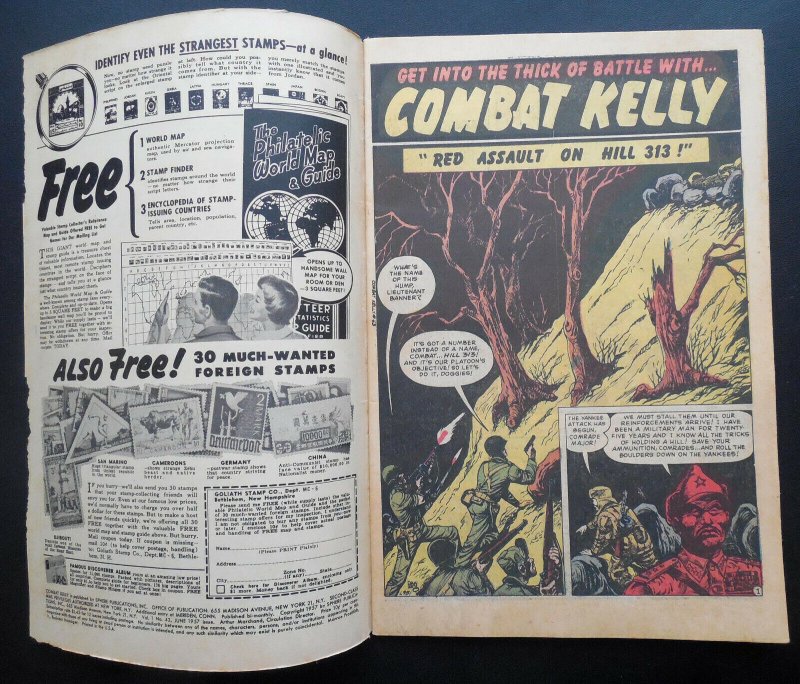COMBAT KELLY #43 FN 5.5 - VERY RARE: Only 1 on CGC - 1957 ATLAS WAR