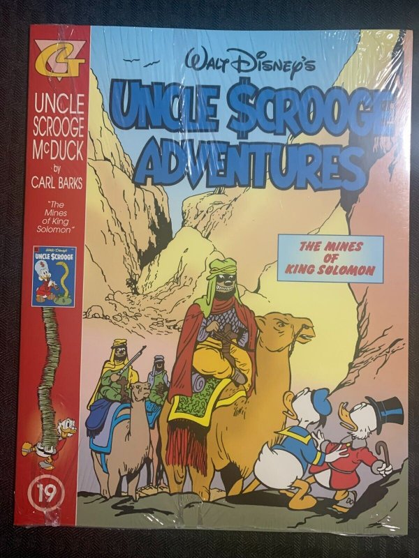 1980's UNCLE SCROOGE ADVENTURES Gladstone #19 by Carl Barks SEALED with Card