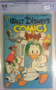 Walt Disney's Comics and Stories #535 CBCS 9.8 Daan Jippes Cover Donald Duck