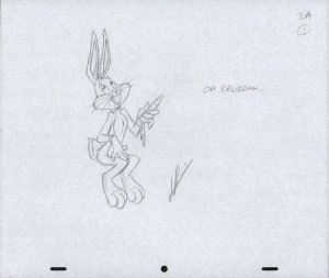 Bugs Bunny Animation Pencil Art - 3A-1 - Oh Bruddah...