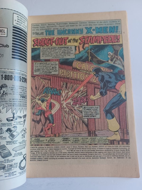 X-Men #121 newsstand - 1st full Alpha Flight - KEY - Byrne - 1979 - FN/VF