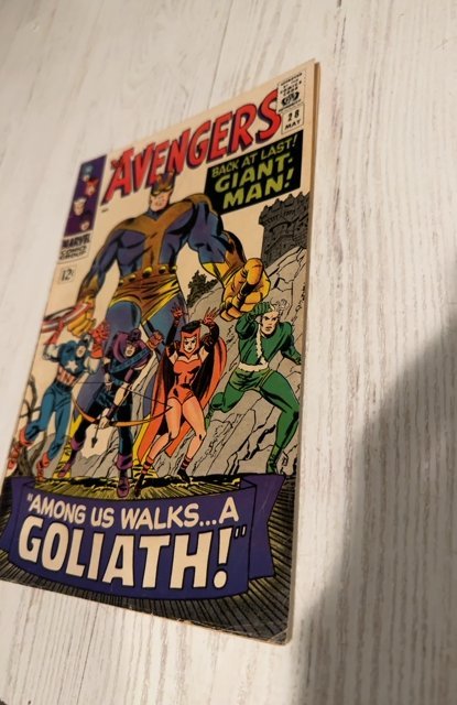 The Avengers #28 (1966)among us walks a Goliath Giant mans