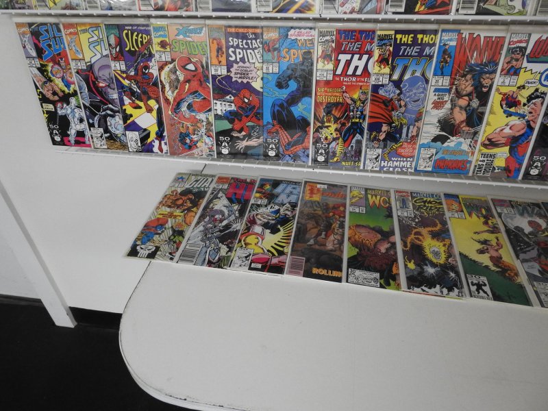 Huge Lot 140+ Comics W/ Defenders, Hulk, Spider-Woman, ROM+ Avg Fine Condition!