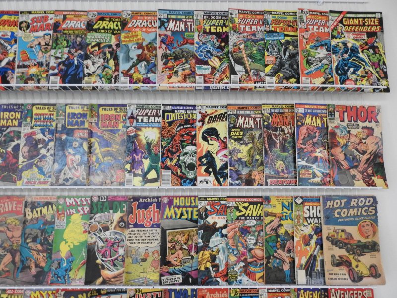 Huge Lot Silver/Bronze Comics W/ Hulk, Avengers, Dracula, Thor, Sub-Mariner+MORE