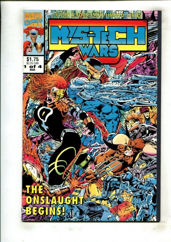 5PC MYS-TECH WARS #1 LOT (9.0) 1993