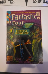 Fantastic Four #37 (1965) Behold! A distant star mod foxxing/ tanning