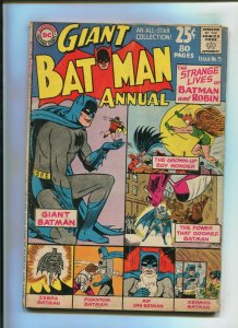 BATMAN ANNUAL #5 (3.5) 80PG GIANT!! 1965 