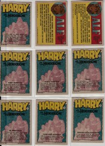 Harry and The Hendersons/Alf Trading cards