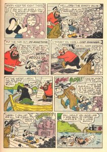 DELL GIANT #55 (1961) 8.0 VF Walt Disney Daisy Duck & Uncle Scrooge SHOW BOAT!