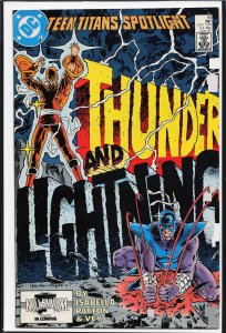 Teen Titans Spotlight #16 (1987) Thunder