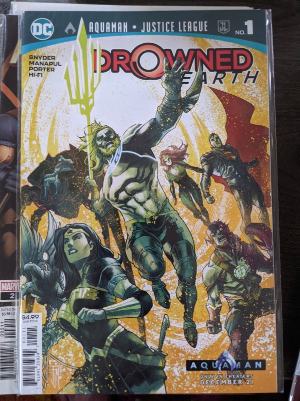 Aquaman/Justice League: Drowned Earth Special #1 (2019)