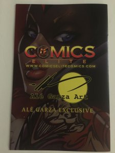 2022 Power Hour Ale Garza Art Exclusive Harley Quinn Closeup Topless Virgin