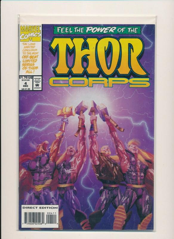 Marvel THOR CORPS Mini-Series #1-4 1993 VERY FINE (PF589) 