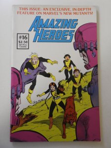 Amazing Heroes #16 (1982) VG+ Condition 1 in spine split