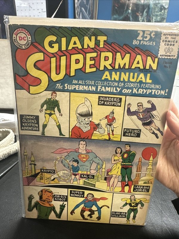 Giant Superman Annual 5 Vol 1 DC Comic Book GH