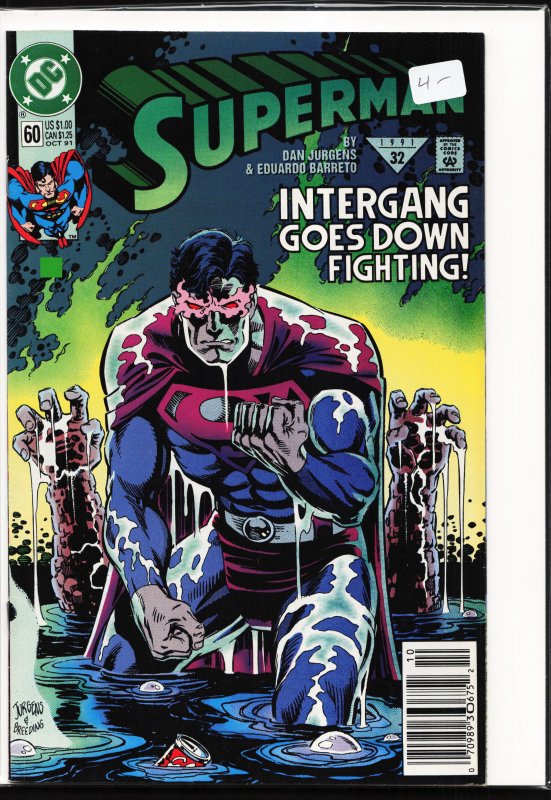 Superman #60 (1991) Superman [Key Issue]