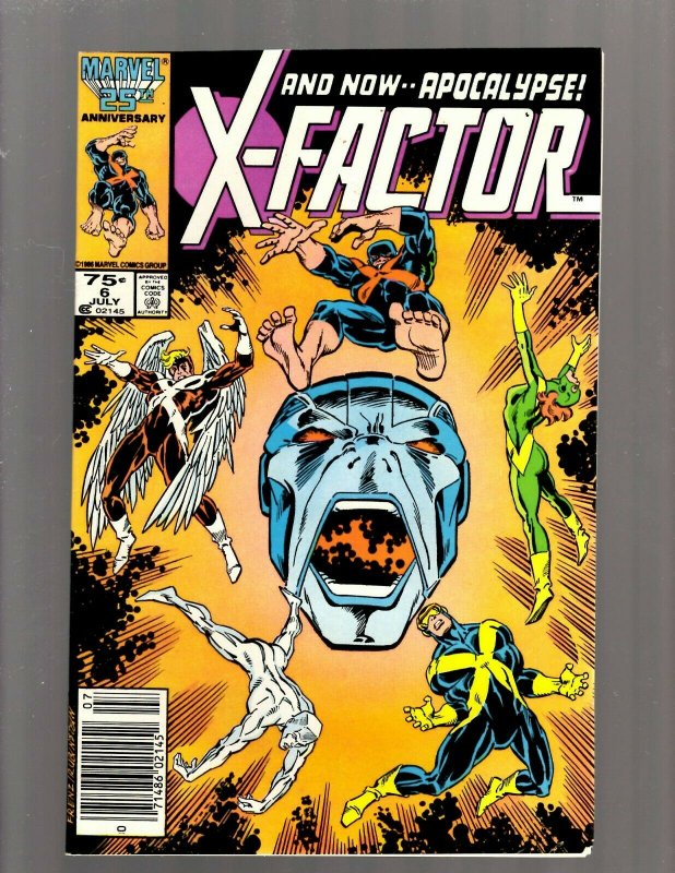 X-Factor # 6 NM- 1st Apocalypse Appearance Marvel Comic Book X-Men Wolverine SB5