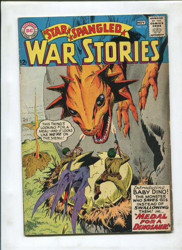 STAR SPANGLED WAR STORIES #117 (6.0) MEDAL FOR A DINOSAUR!