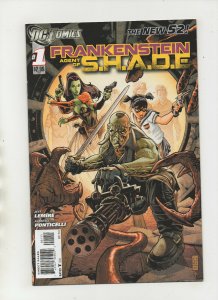 Frankenstein Agent Of S.H.A.D.E. #1 - New 52! 1st Print - (Grade 9.2) 2012
