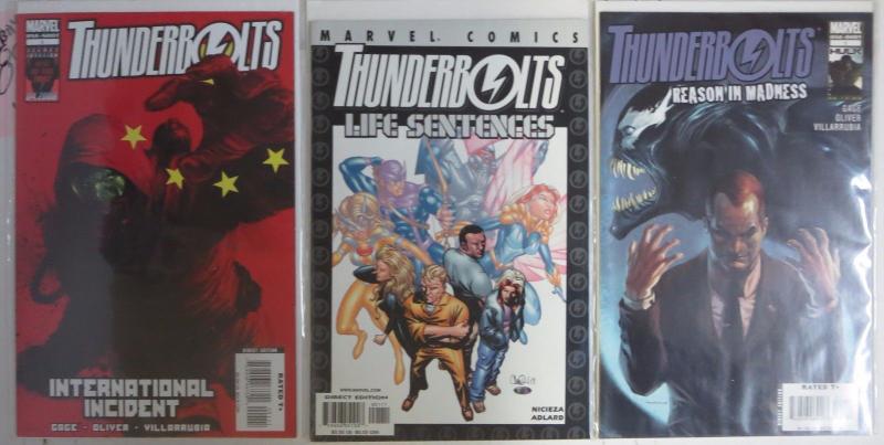 THUNDERBOLTS Lot of 63 books Marvel's Most Wanted Comics 1999-2012 VF-NM B&B 