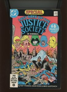 (1986) Last Days of the Justice Society Special #1: COPPER AGE! 68 PAGES! (8.0)