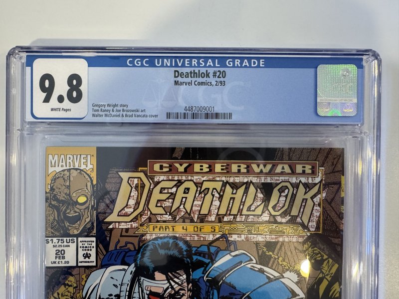 Deathlok #20 CGC 9.8  Marvel Comics (1993)
