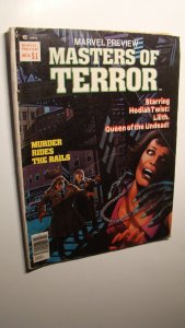 MARVEL PREVIEW 16 MASTERS OF TERROR LILITH QUEEN DAMNED MURDER RAILS