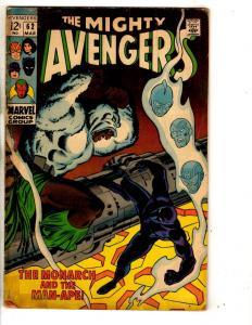 Avengers # 62 VG Marvel Comic Book Kang Iron Man Hulk Thor Captain America RH3