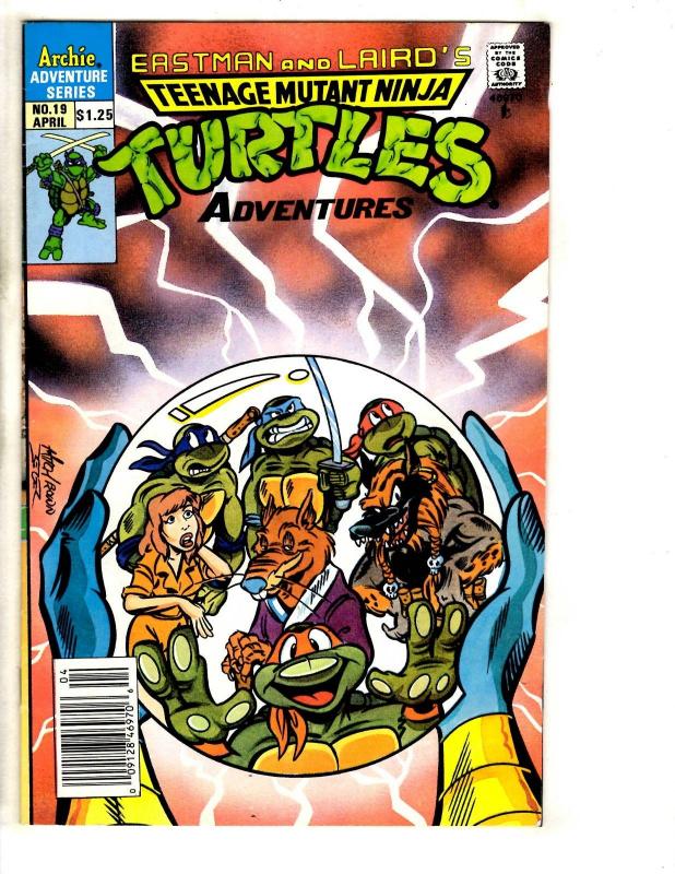 Teenage Mutant Ninja Turtles Adventures # 19 FN Archie Adventure Comic Book J290