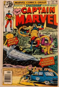 Captain Marvel #60 (1978) VF- 7.5 Drax First Appearance Of Dionysus Minor Key