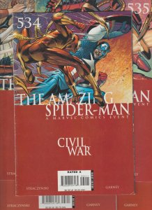 The Amazing Spider-Man (531-532 / 534-538) Civil War ( 6.0 - 7.5 )
