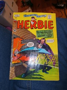 Herbie comics #20 acg 1966 Dracula Cover and Story silver age superhero horror