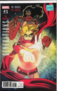Generations: Ms. Marvel & Ms. Marvel Anka Cover (2017) Ms. Marvel