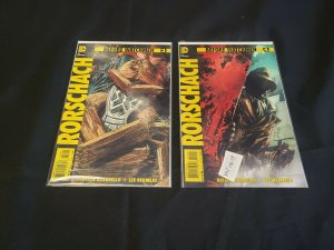 BEFORE WATCHMEN: RORSCHACH 4PC (VF/NM) ISSUES #1-4,#4 VATRIANT, SET, B&B 2012-13 