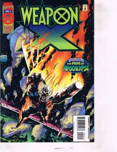 Lot Of 2 Weapon X Marvel Comic Book #2 3  AB7