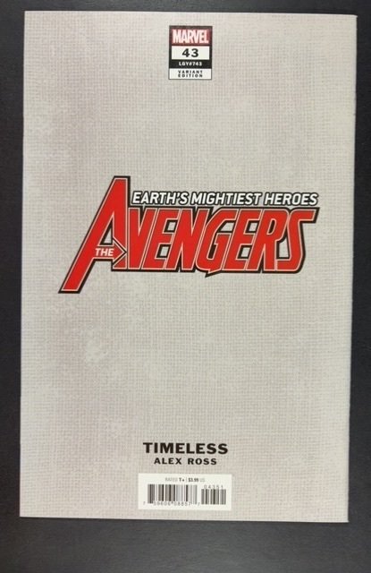 Avengers #43 Ross Cover (2021) ALEX ROSS VIRGIN VARIANT