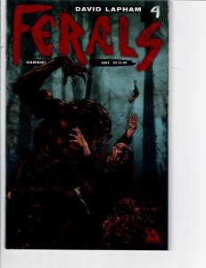 Ferals #4 Gore Variant Cover by Gabriel Andrade (2012)