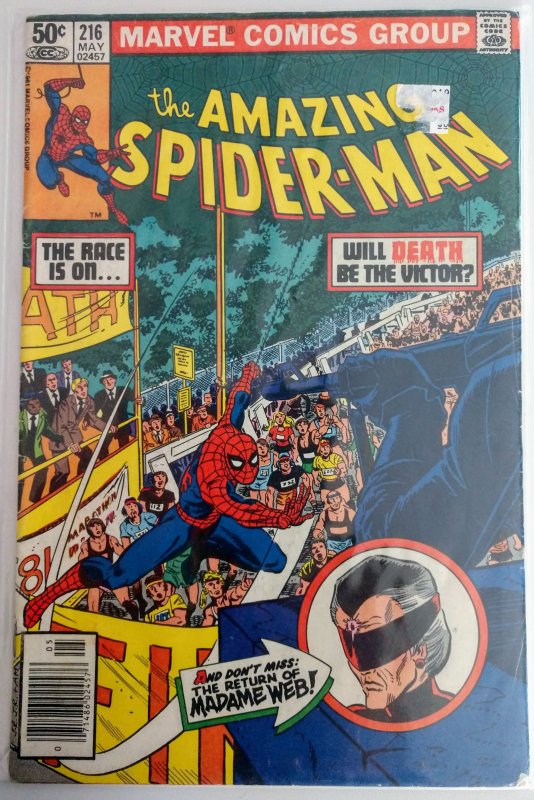 The Amazing Spider-Man #216 Newsstand (FN/VF)(1981)