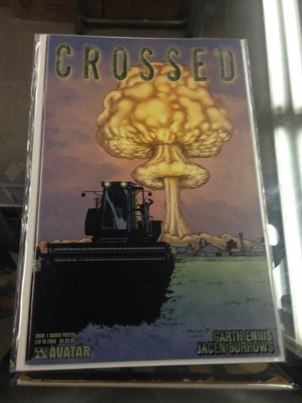 Crossed 1 NM SGN Poster Edition LTD/2000 copies Garth Ennis