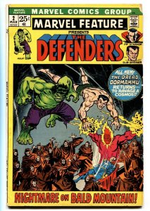 MARVEL FEATURE #2-comic book -DEFENDERS-Doctor Strange Dormammu