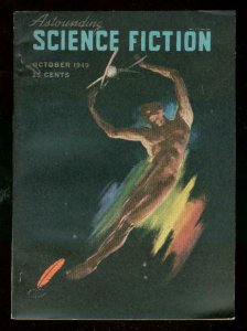 ASTOUNDING SCIENCE-FICTION OCT 1949-L RON HUBBARD-CARTI VF